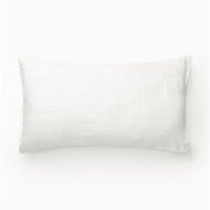 Carter Woven White Shams - McGee & Co